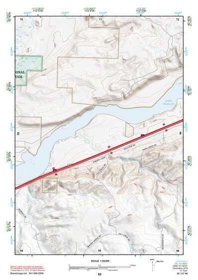 42113NE Page 83 Lake Walcott Topo Preview 1