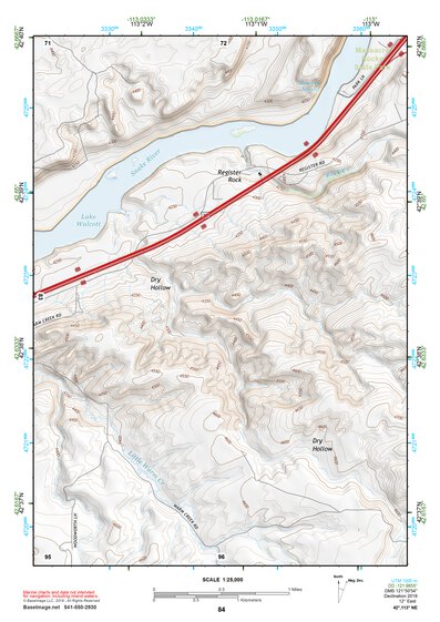 42113NE Page 84 Lake Walcott Topo Preview 1