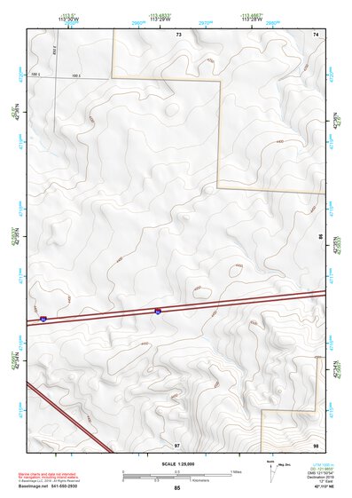 42113NE Page 85 Lake Walcott Topo Preview 1
