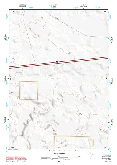 42113NE Page 89 Lake Walcott Topo Preview 1