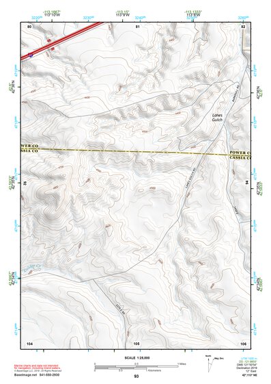 42113NE Page 93 Lake Walcott Topo Preview 1