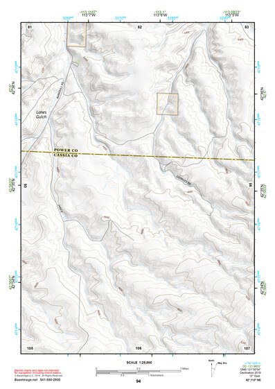 42113NE Page 94 Lake Walcott Topo Preview 1