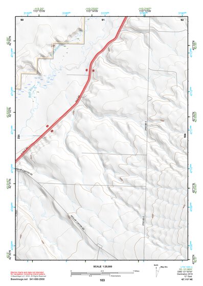 42113NE Page 103 Lake Walcott Topo Preview 1