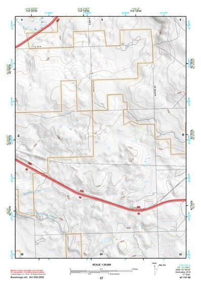 42114NE Page 17 Twin Falls Topo Preview 1