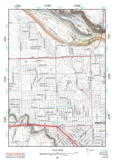 42114NE Page 85 Twin Falls Topo Preview 1