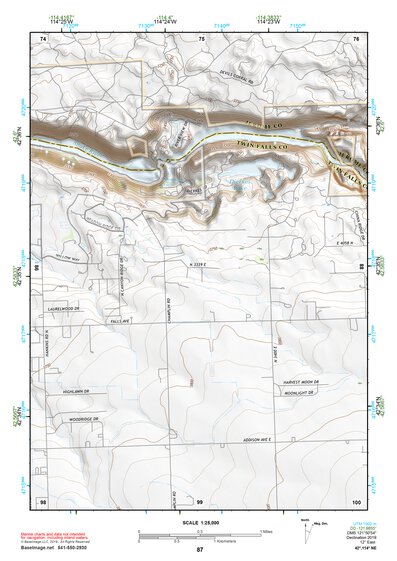 42114NE Page 87 Twin Falls Topo Preview 1