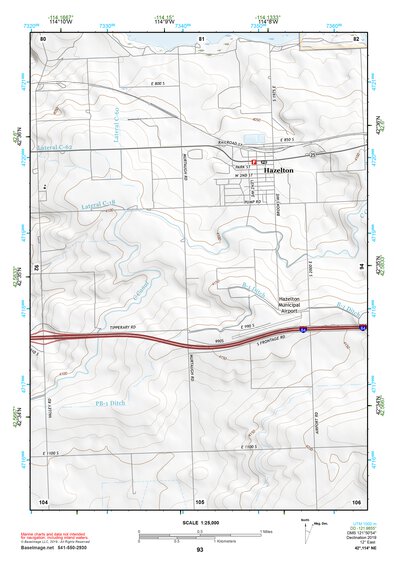 42114NE Page 93 Twin Falls Topo Preview 1