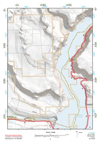 42115NW Page 1 Glenns Ferry Topo Preview 1