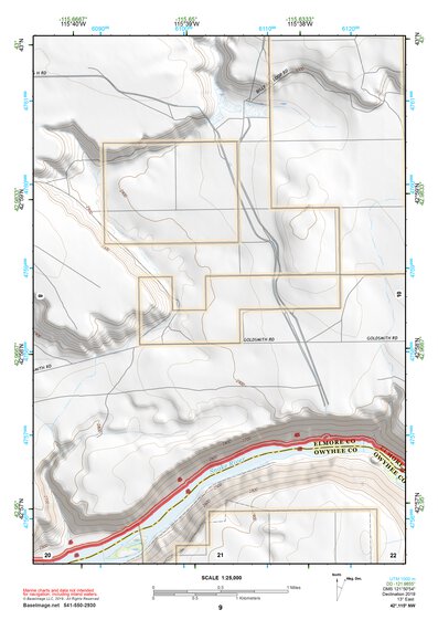 42115NW Page 9 Glenns Ferry Topo Preview 1