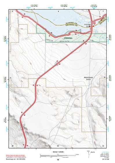 42115NW Page 18 Glenns Ferry Topo Preview 1