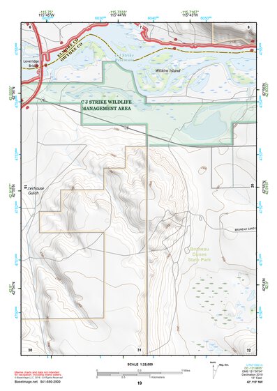 42115NW Page 19 Glenns Ferry Topo Preview 1