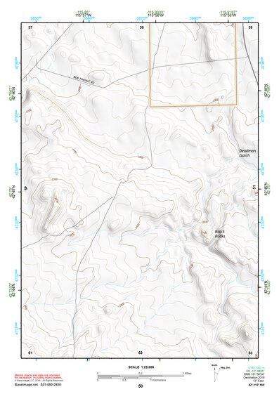 42115NW Page 50 Glenns Ferry Topo Preview 1