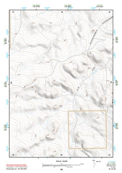 42115NW Page 54 Glenns Ferry Topo Preview 1