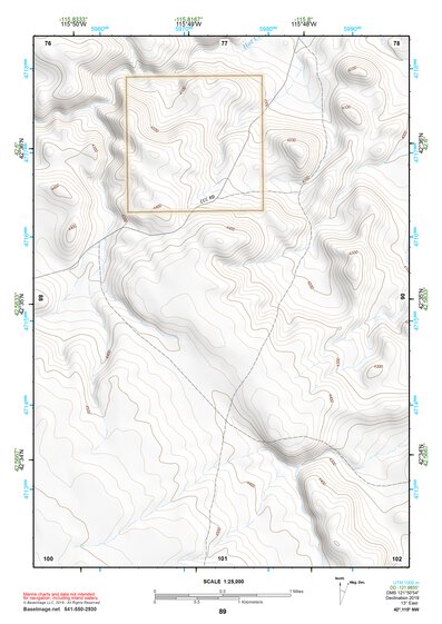 42115NW Page 89 Glenns Ferry Topo Preview 1