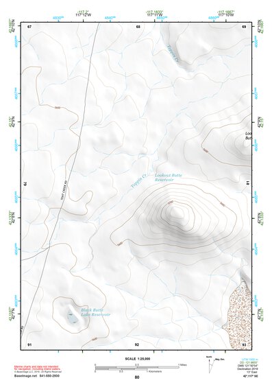 42117SE Page 80 Louse Canyon Topo Preview 1
