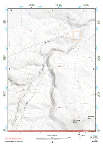 42117SE Louse Canyon Topo Bundle Preview 1