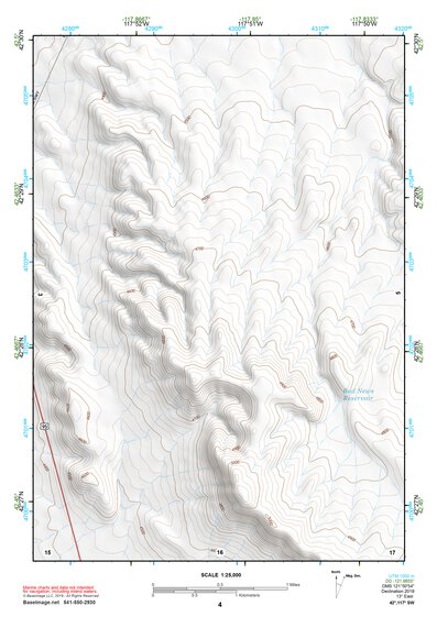 42117SW Page 4 Louse Canyon Topo Preview 1