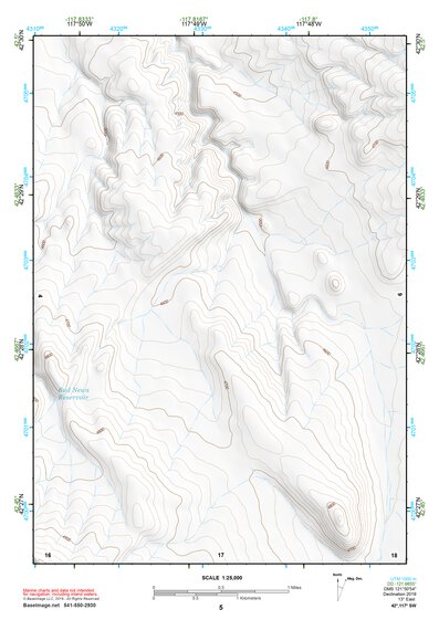 42117SW Page 5 Louse Canyon Topo Preview 1