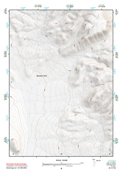 42117SW Page 6 Louse Canyon Topo Preview 1