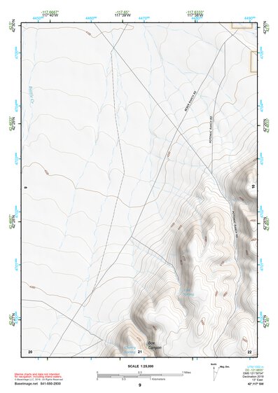 42117SW Page 9 Louse Canyon Topo Preview 1