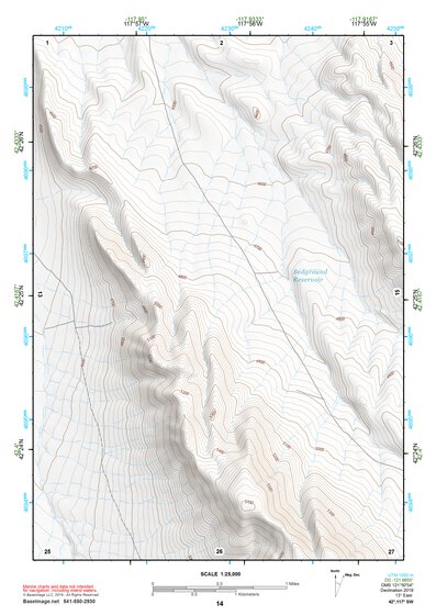 42117SW Page 14 Louse Canyon Topo Preview 1