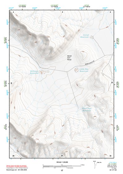 42117SW Page 17 Louse Canyon Topo Preview 1