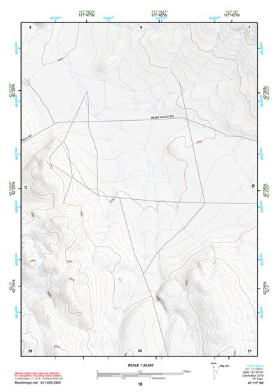 42117SW Page 18 Louse Canyon Topo Preview 1