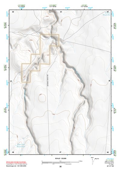 42117SW Page 35 Louse Canyon Topo Preview 1