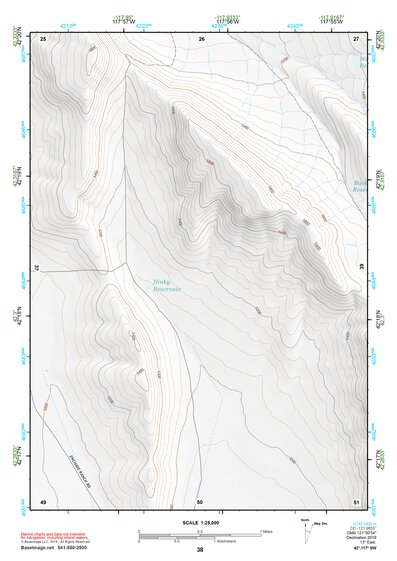 42117SW Page 38 Louse Canyon Topo Preview 1