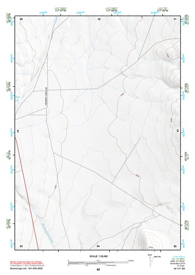 42117SW Page 42 Louse Canyon Topo Preview 1