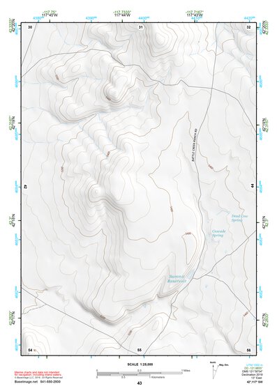 42117SW Page 43 Louse Canyon Topo Preview 1