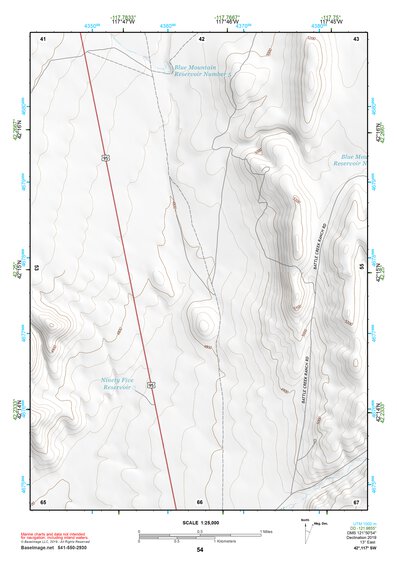 42117SW Page 54 Louse Canyon Topo Preview 1