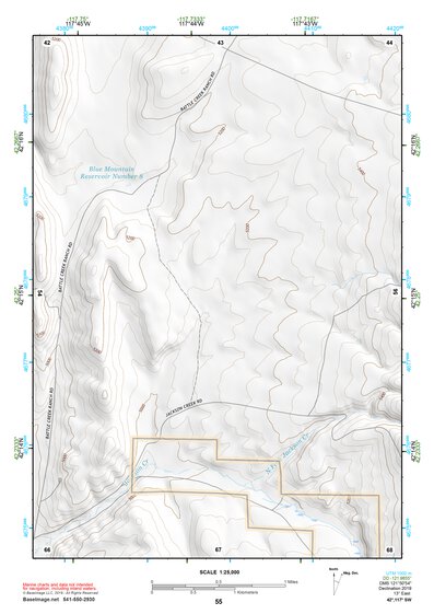 42117SW Page 55 Louse Canyon Topo Preview 1