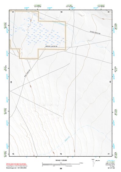42117SW Page 64 Louse Canyon Topo Preview 1