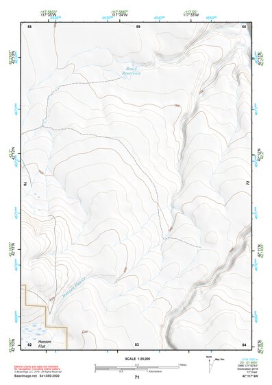 42117SW Page 71 Louse Canyon Topo Preview 1