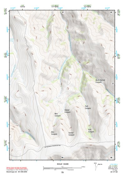 42117SW Page 73 Louse Canyon Topo Preview 1