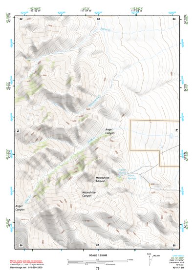 42117SW Page 75 Louse Canyon Topo Preview 1
