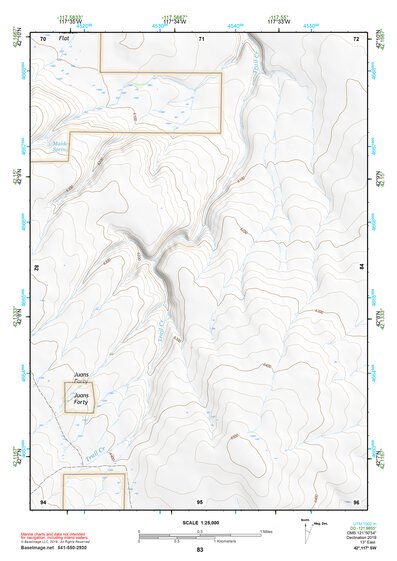 42117SW Page 83 Louse Canyon Topo Preview 1