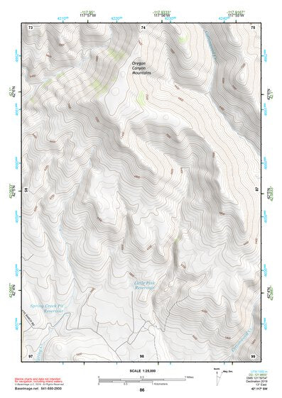 42117SW Page 86 Louse Canyon Topo Preview 1