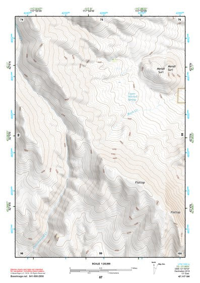 42117SW Page 87 Louse Canyon Topo Preview 1