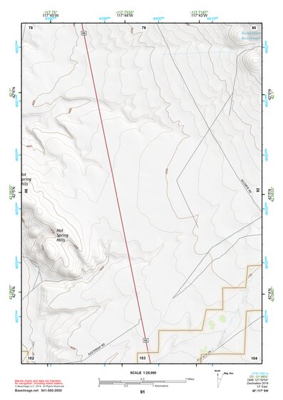 42117SW Page 91 Louse Canyon Topo Preview 1