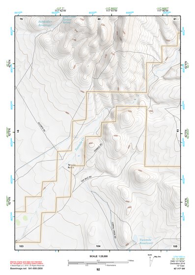 42117SW Page 92 Louse Canyon Topo Preview 1