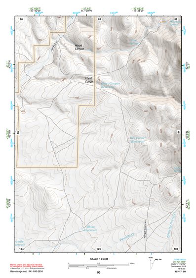 42117SW Page 93 Louse Canyon Topo Preview 1