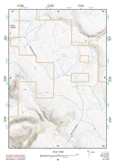 42117SW Page 95 Louse Canyon Topo Preview 1