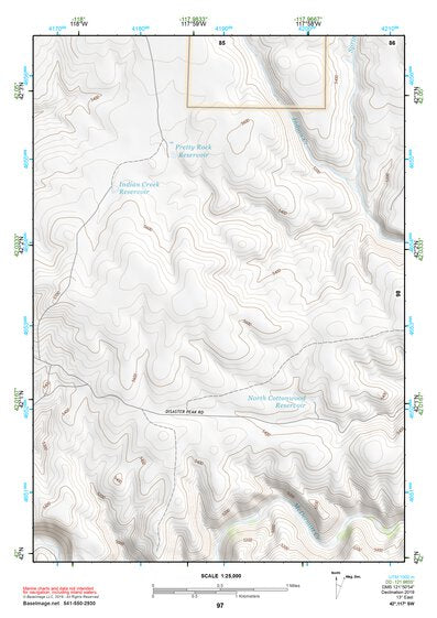 42117SW Page 97 Louse Canyon Topo Preview 1