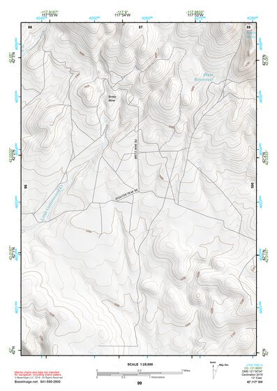 42117SW Page 99 Louse Canyon Topo Preview 1