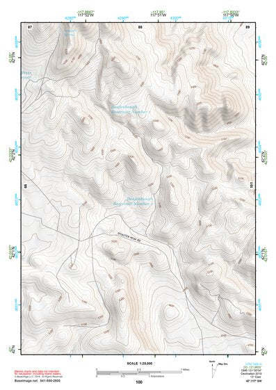 42117SW Page 100 Louse Canyon Topo Preview 1