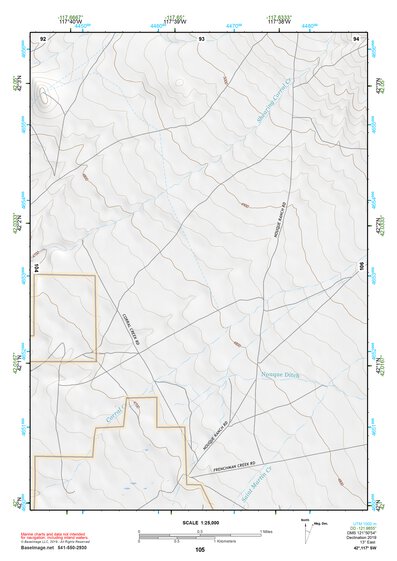 42117SW Page 105 Louse Canyon Topo Preview 1