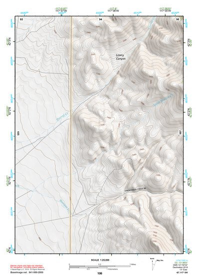 42117SW Page 106 Louse Canyon Topo Preview 1