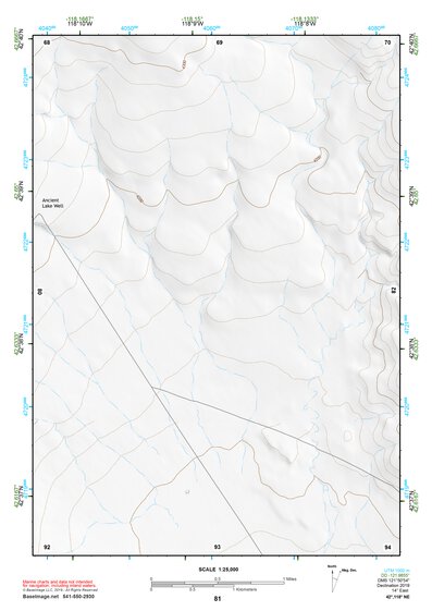 42118NE Page 81 Steens Mountain Topo Preview 1